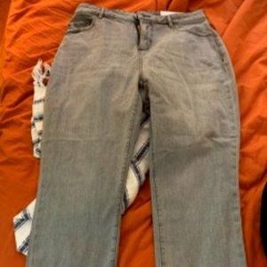 Grey Loft Curvy Petite Straight Leg Jeans - Size 30/Size 10
